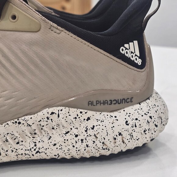 Adidas Alphabounce 1 'Trace Khaki' running shoe.  - Picture 2 of 12